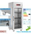 ID70G/R2 típusú ipari, nagykonyhai, kereskedelmi Üvegajtós légkeveréses hűtőszekrény