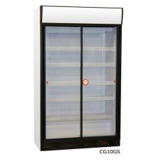 CG10GS típusú, kereskedelmi, üvegajtós hűtőszekrény, italhűtő