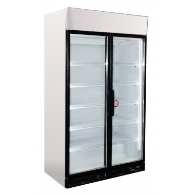 CG10GH típusú, kereskedelmi, üvegajtós hűtőszekrény