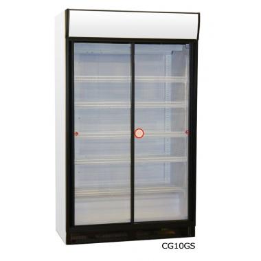 CG10GS típusú, kereskedelmi, üvegajtós hűtőszekrény, italhűtő