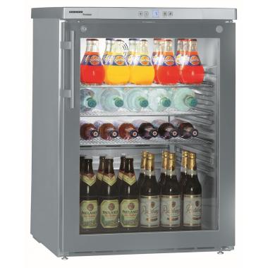 Liebherr FKUv 1663 típusú, kereskedelmi, üvegajtós hűtőszekrény