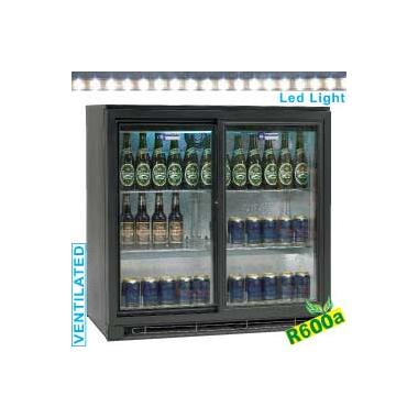 TABS2/D-R6 típusú ipari, nagykonyhai, Kereskedelmi üvegajtós hűtőszekrény